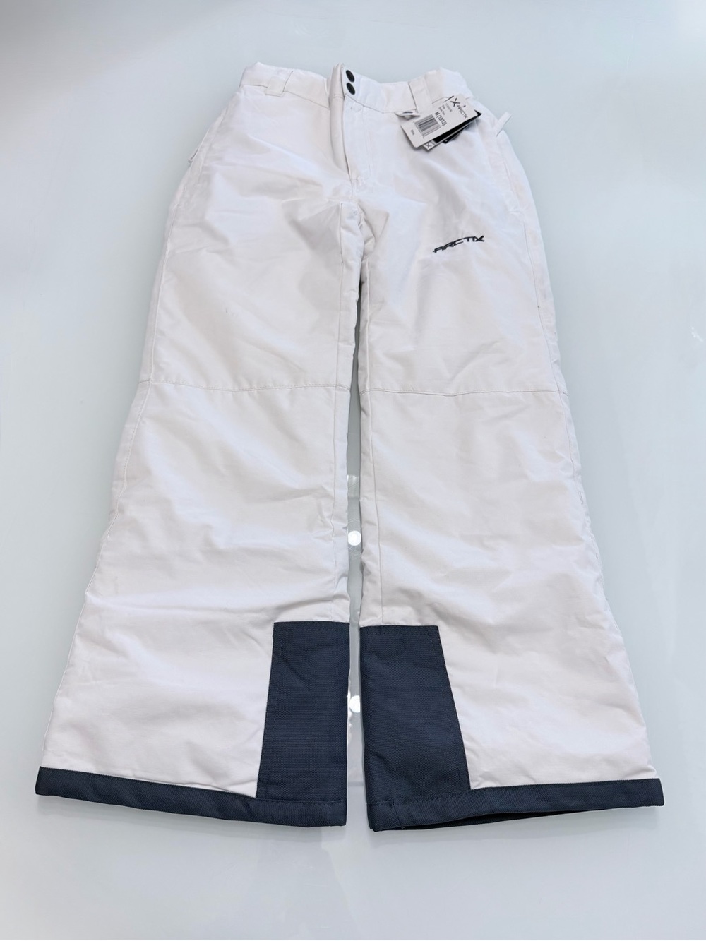 Arctix Kids Insulated Snow Pants White Size M 10-12 NWT